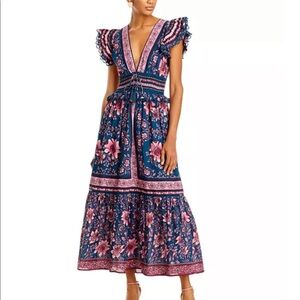 Farm Rio - Anika Cotton Printed Midi Dress